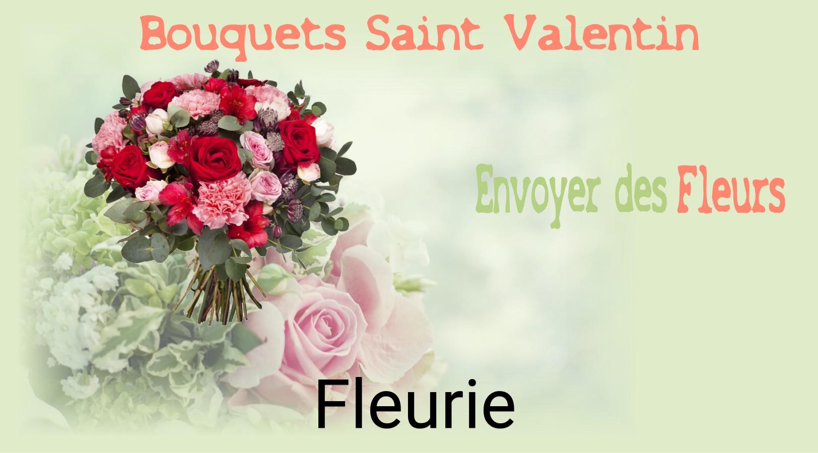 Roses de Saint-Valentin livrées à Fleurie